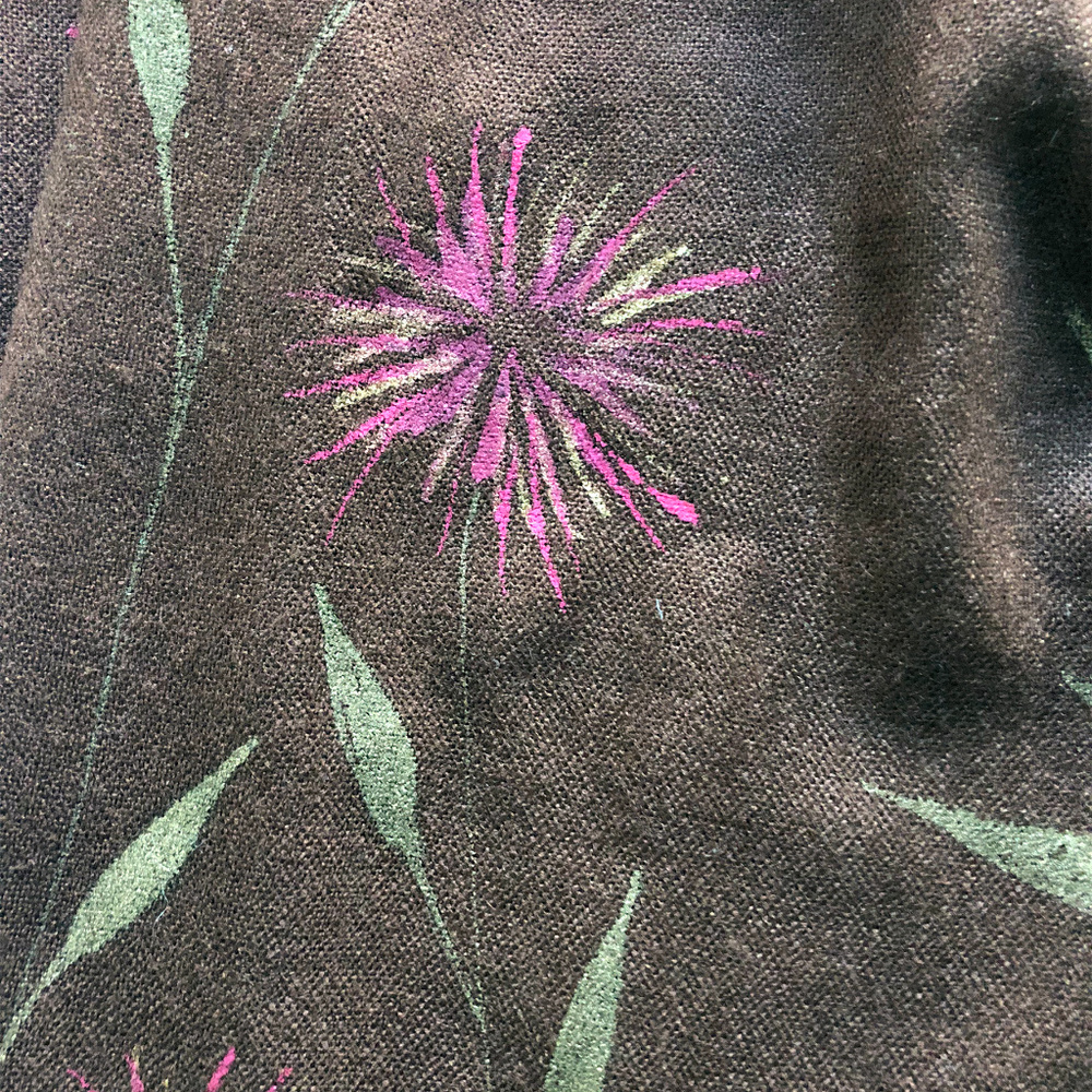 Handpainted Scarf - Picture 4 of 5